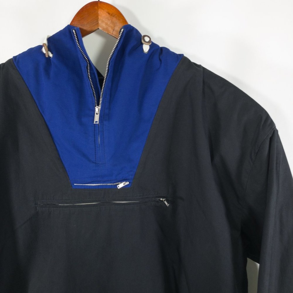 J.Crew Always Navy Cobalt Anorak 1/4-Zip Jacket XL - Picture 6 of 15